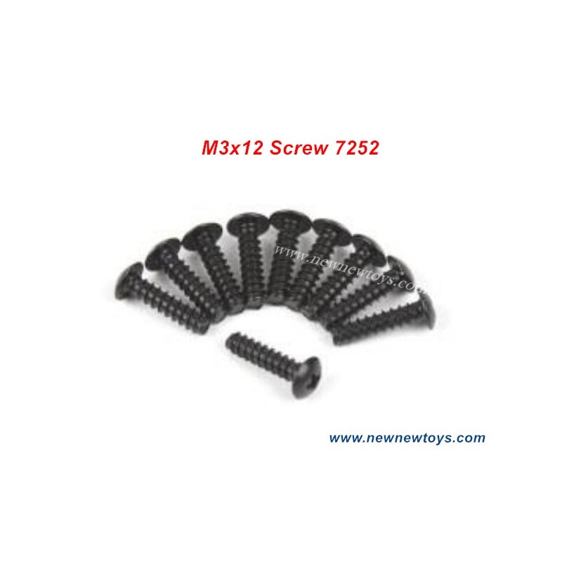 ZD Racing DBX 10 Screw 7252, M3x12 Pan Self-tapping Screw Set