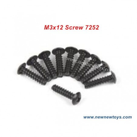 ZD Racing DBX 10 Screw 7252, M3x12 Pan Self-tapping Screw Set