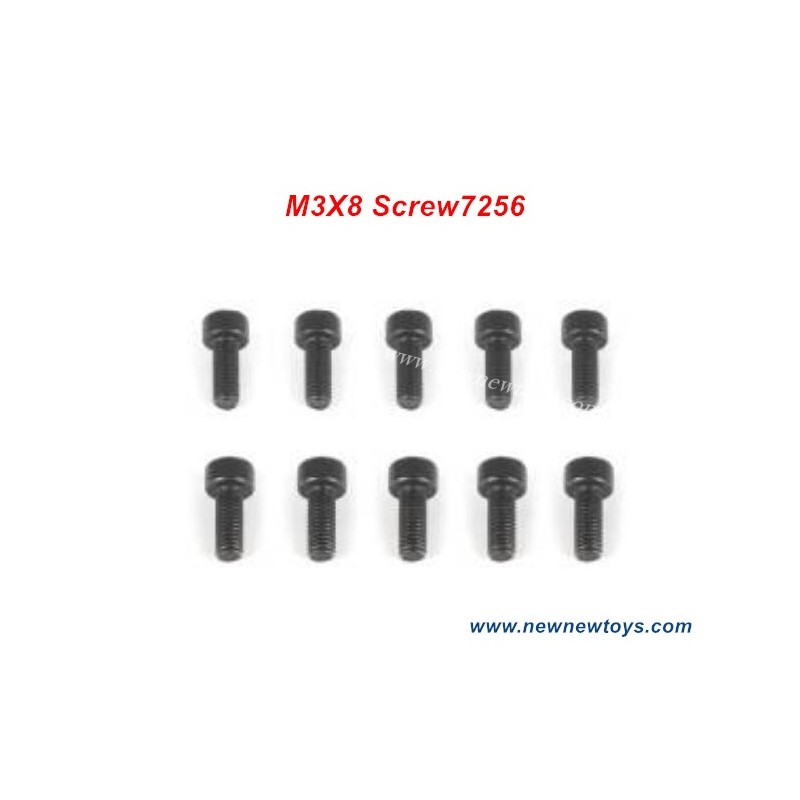 ZD Racing DBX 10 Screw Set 7256, M3X8 Pan Head Screw