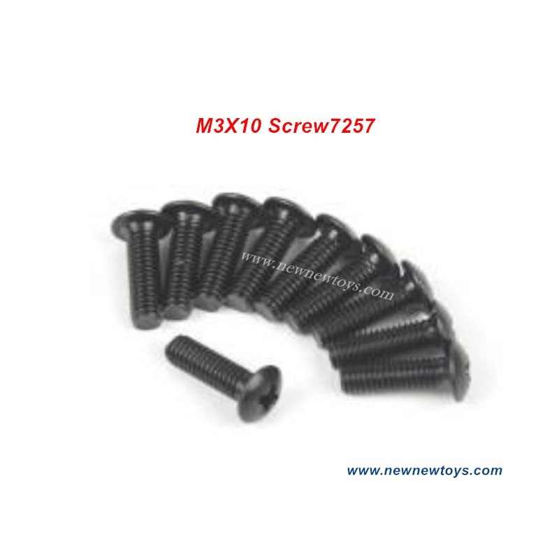 M3X10 Pan Head Screw Set 7257 For ZD Racing DBX 10