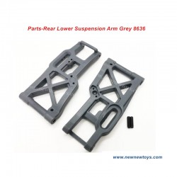 RC Buggy DBX 07 Parts 8636, Rear  Lower Suspension Arm Grey