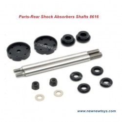 RC Buggy DBX 07 Shock Absorbers Shafts 8616-Rear
