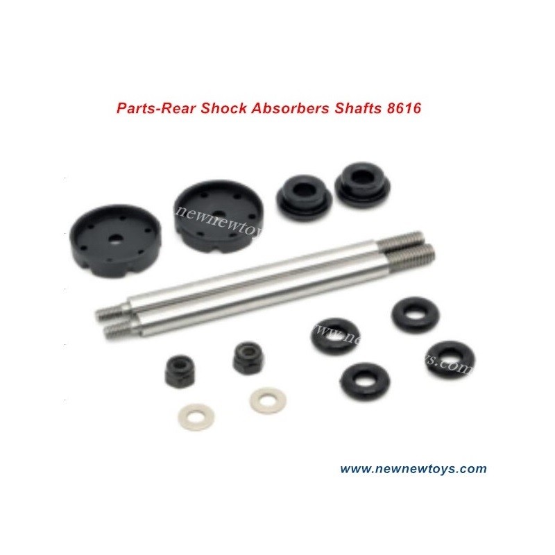 RC Buggy DBX 07 Shock Absorbers Shafts 8616-Rear