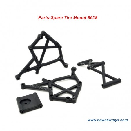DBX 07 ZD Parts 8638, Spare Tire Mount