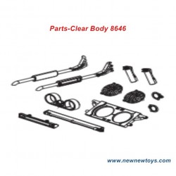 DBX 07 ZD Racing Parts 8646, Clear Body