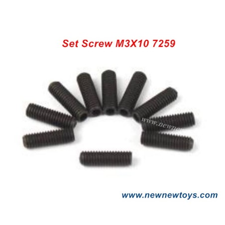 ZD Racing RC Car DBX 10 Parts 7259, Set Screw M3X10