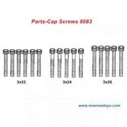 RC Buggy DBX 07 Parts 8083, Cap Screws Set