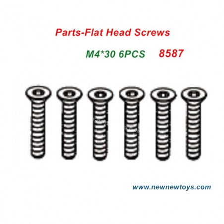 ZD Racing DBX 07 Parts 8587, Flat Head Screws M4*30 6PCS