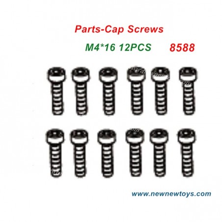 ZD Racing DBX 07 Parts Cap Screws 8588, M4*16 12PCS