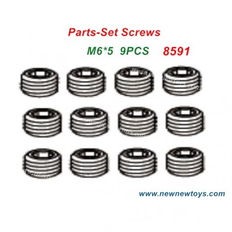 ZD Racing DBX 07 Parts Set Screws 8591 M6*5 9PCS
