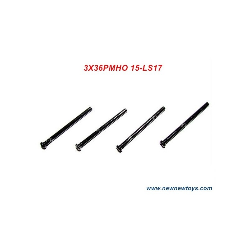 9125 RC Car Parts 15-LS17, Round Headed Screw  3X36PMHO