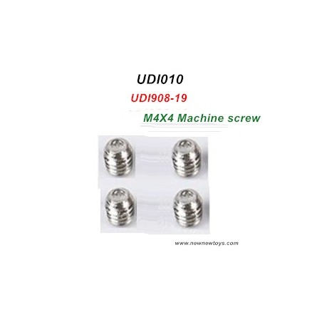 UDiRC UDI010 RC Boat Screw Parts UDI908-19, M4X4 Machine Screw