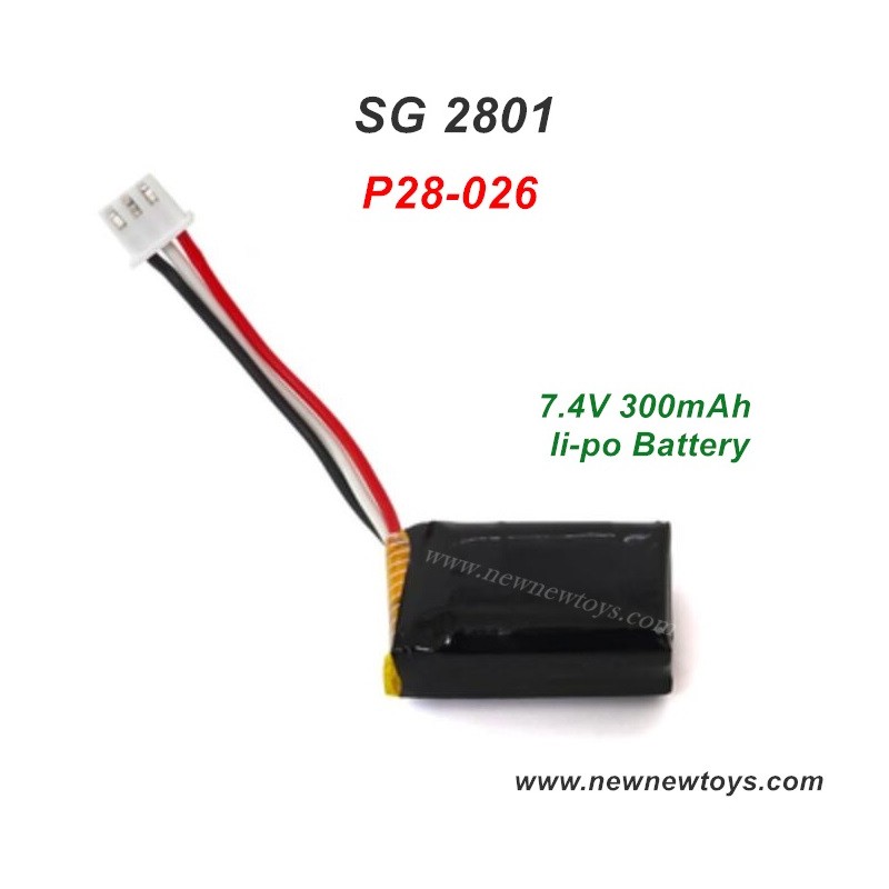 SG 2801 Battery-P28-026, 7.4V 300mAh
