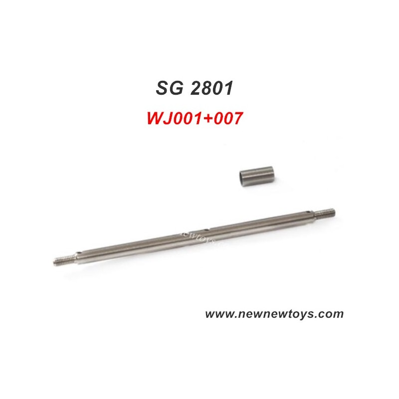 SG 2801 RC Crawler Parts WJ001+007, Rear Axle Bushing + Drive Shaft