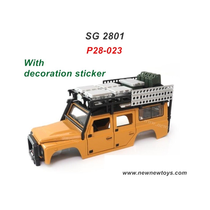 SG 2801 Body Shell P28-023-Yellow