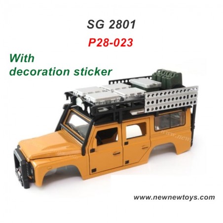 SG 2801 Body Shell P28-023-Yellow