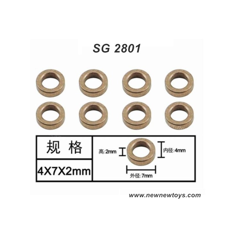 SG 2801 RC Crawler Parts Bearing 4X7X2mm