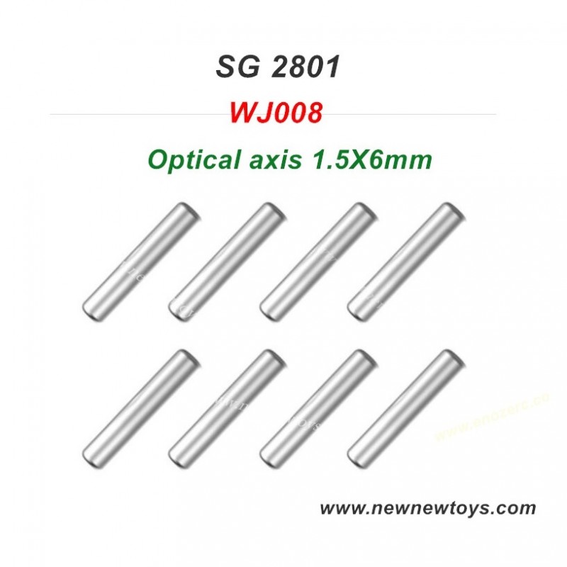 RC Car SG 2801 Wheel Optical axis 1.5X6mm WJ008
