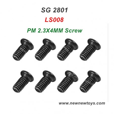 SG 2801 RC Crawler Parts LS008, PM 2.3X4MM Screw
