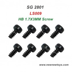 RC SG 2801 Parts LS009, HB 1.7X3MM Screw