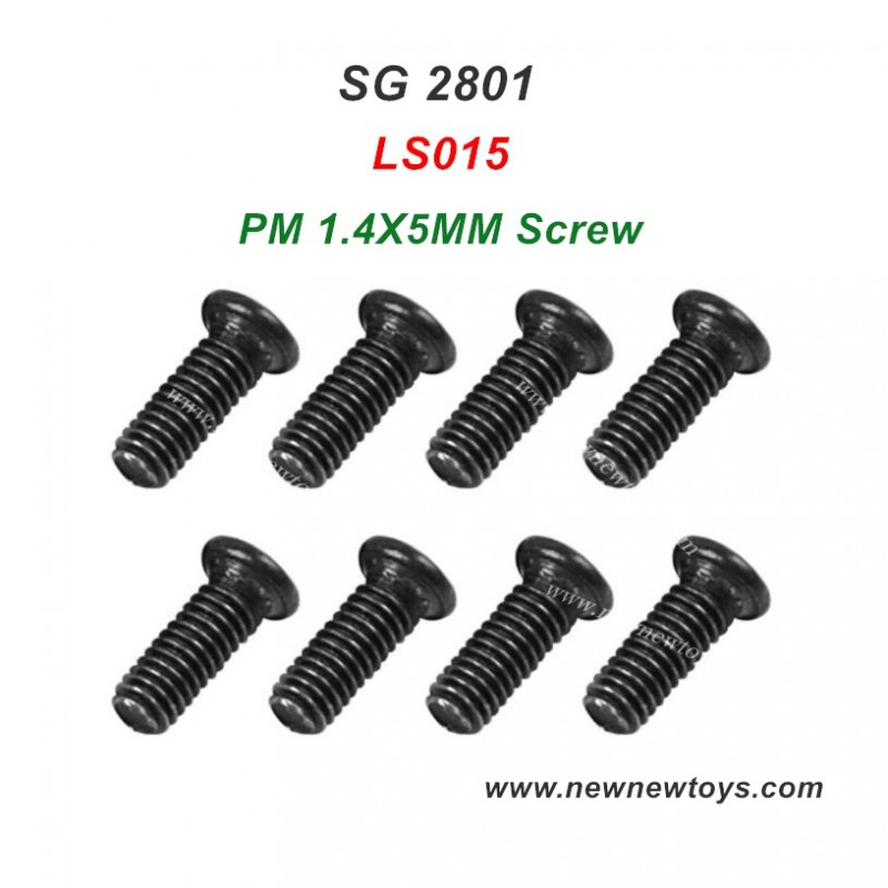 SG2801 Parts Screw LS015, PM 1.4X5MM