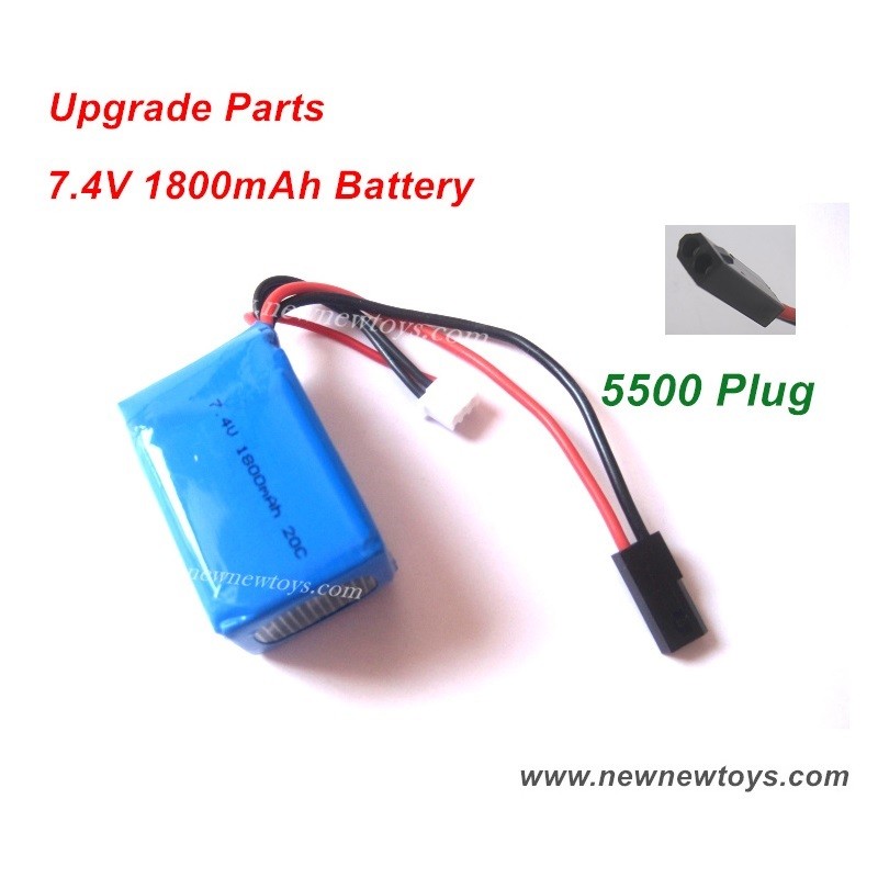 RC Car XLH 9136 Upgrade Battery-1800mah 5500 Plug
