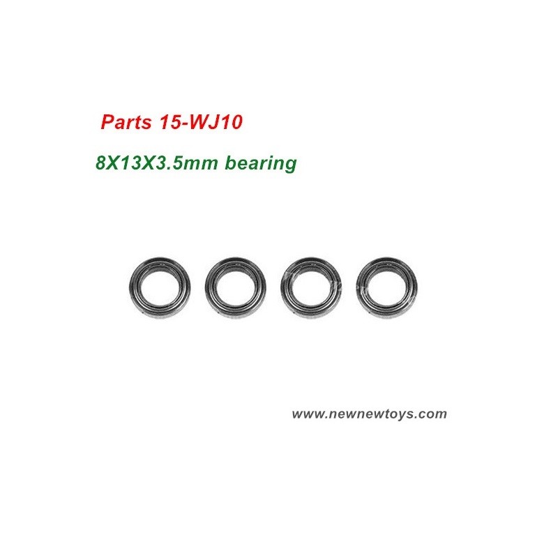 Xinlehong RC Car Parts 15-WJ10, 8X13X3.5mm Bearing For XLH 9136