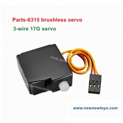 SCY 16101 PRO Servo Parts 6315, Brushless 3-Wire 17G  Version