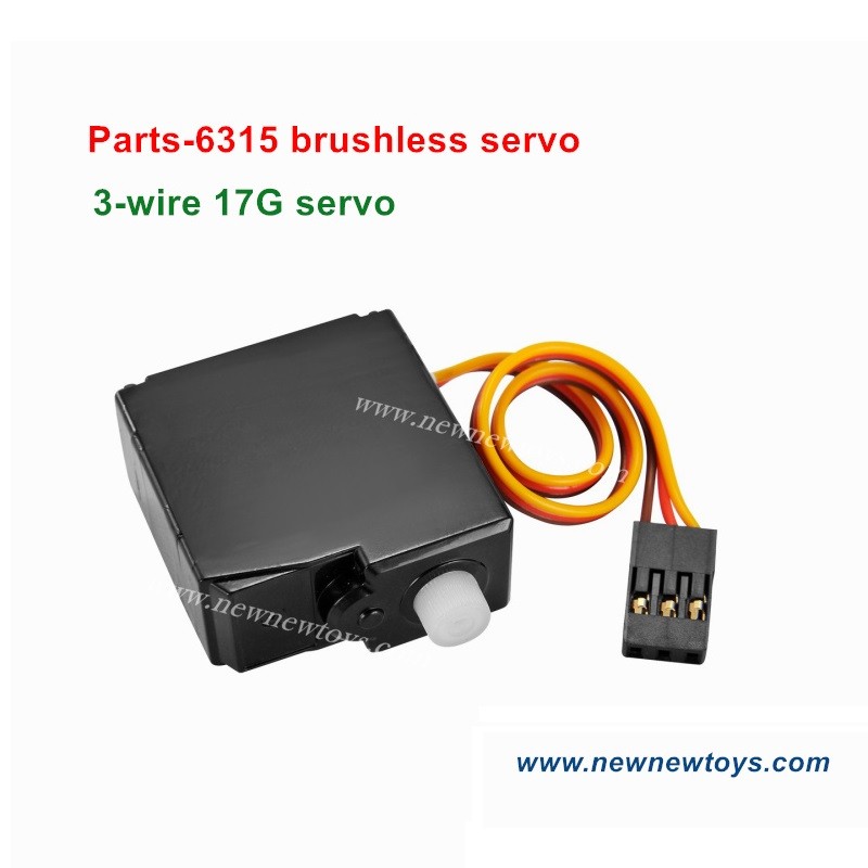 SCY 16101 PRO Servo Parts 6315, Brushless 3-Wire 17G  Version