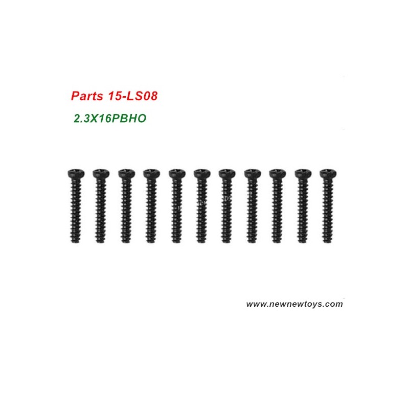 RC Car XLH Xinlehong Q901 Parts 15-LS08, Round Headed Screw 2.3X16PBHO