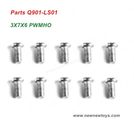RC Car XLH Xinlehong Q901 Parts Q901-LS01, 3X7X6 PWMHO Screw