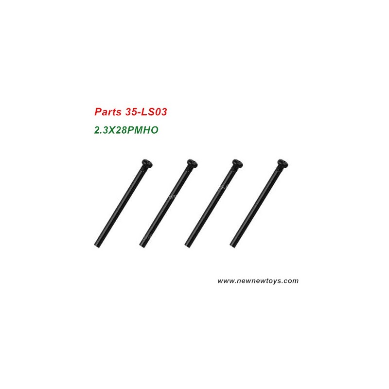 RC Xinlehong Q903 Parts 35-LS03, 2.3X28PMHO Screw