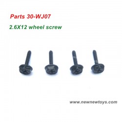 RC Car XLH Xinlehong 9137 Parts 30-WJ07, 2.6X12 Screw