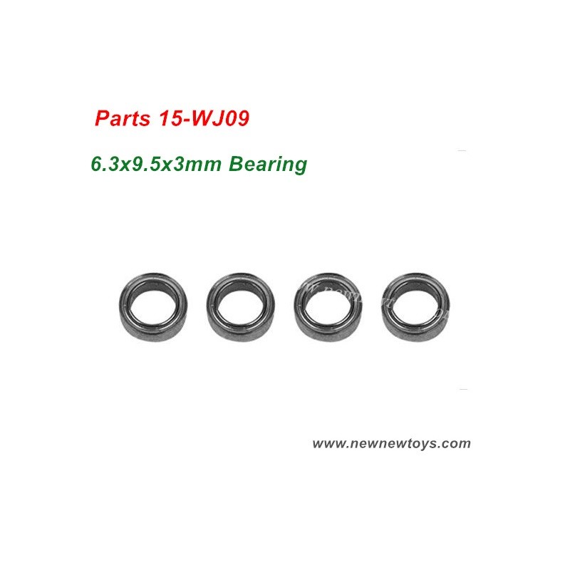 RC Car Xinlehong 9130 Parts 15-WJ09, 6.3x9.5x3mm Bearing