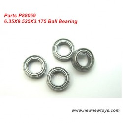 Enoze 9000E Parts P88059, 6.35X9.525X3.175 Ball Bearing