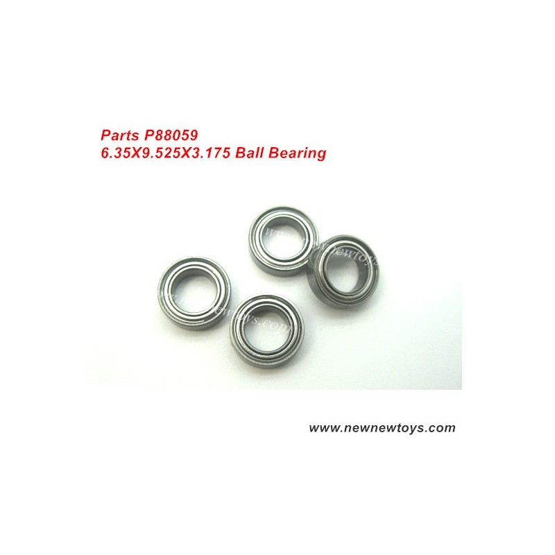Enoze 9000E Parts P88059, 6.35X9.525X3.175 Ball Bearing