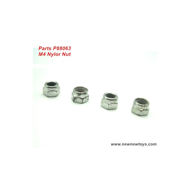 Enoze 9002E RC Car Parts P88063, M4 Nylor Nut