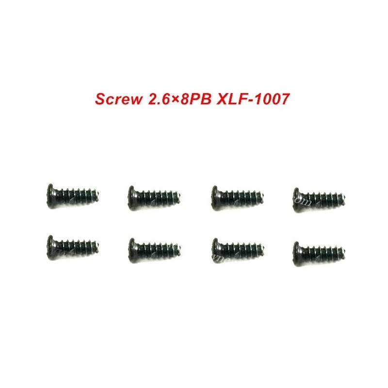 XLF X03 X03A Parts Screw 2.6×8PB XLF-1007