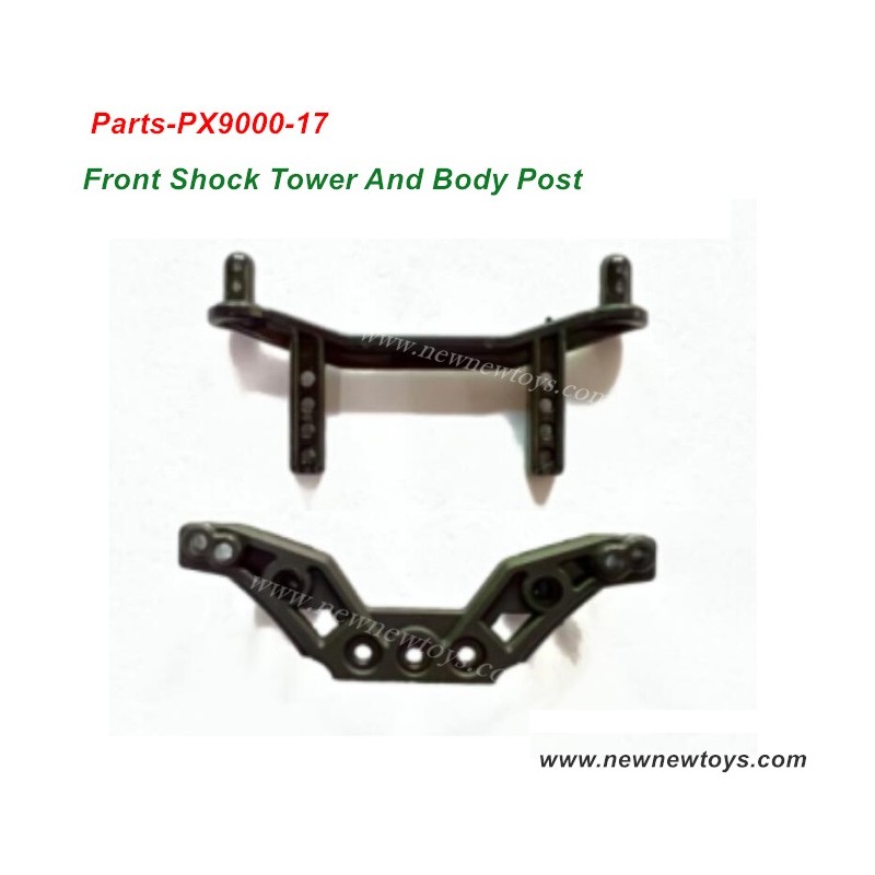 Enoze 9000E Parts PX9000-17, Front Shock Tower And Body Post