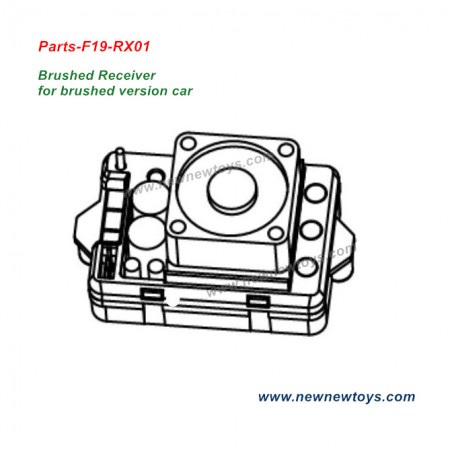 XLF F19 Parts F19-RX01, Brushed Receiver