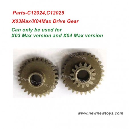 XLF X04 Max Parts Drive Gear C12024, C12025
