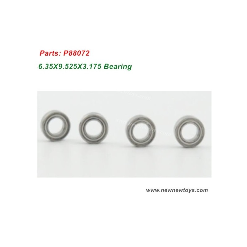 Enoze 9501E Bearing Parts P88072, 6.35X9.525X3.175