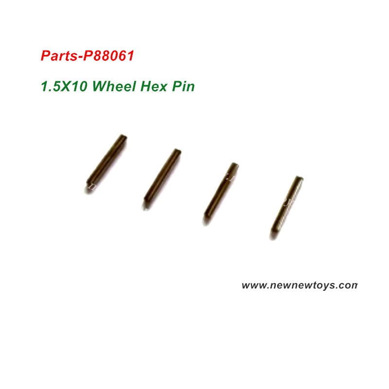 Enoze 9002E RC Car Parts P88061, 1.5X10 Wheel Hex Pin