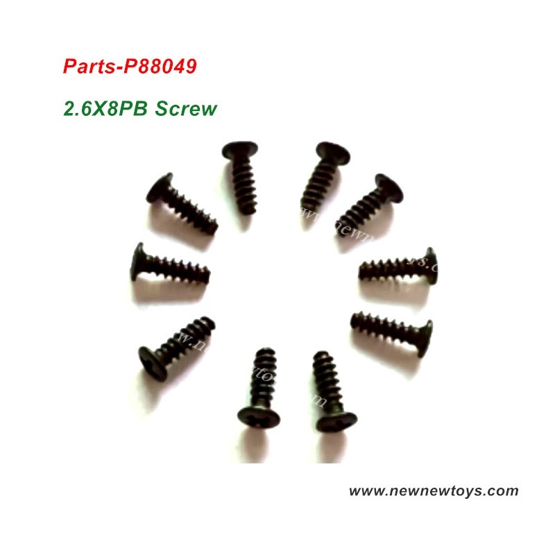 Enoze 9000E Parts 2.6X8PB Screw P88049