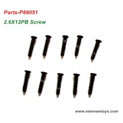 Enoze 9002E RC Truck Parts P88051, 2.6X12PB Screw