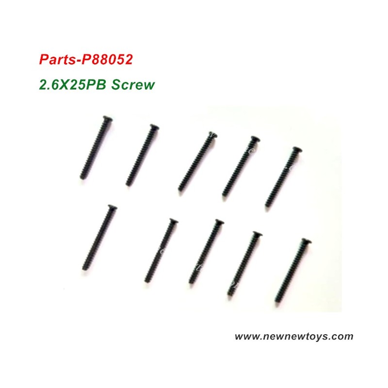 Enoze 9002E RC Truck Parts P88052, 2.6X25PB Screw