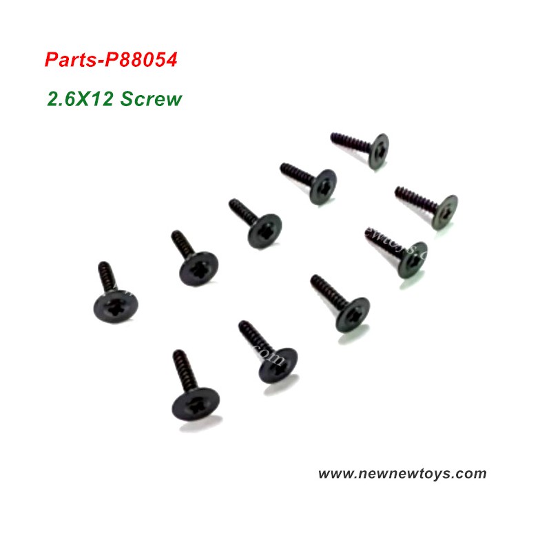 Enoze 9002E Spare Parts P88054, 2.6X12 Screw