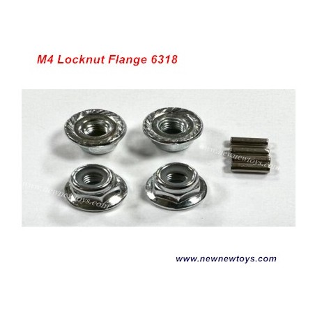 SCY-16101PRO/16102PRO/16103PRO/16104PRO/16106PRO/16201PRO Parts M4 Locknut Flange+Iron Bar 6318