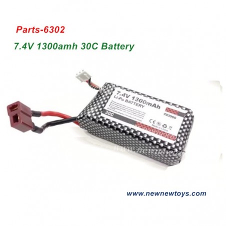 SCY 16102 Battery-703060, 7.4V 1300amh 30c