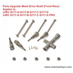 JJRC Q117-A Q117-B Q117-C Q117-D Upgrade Parts-Metal Front+Rear Drive Shaft
